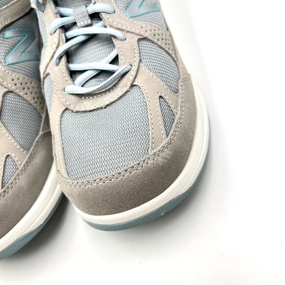 9.5D 9.5 WIDE WIDTH New Balance 877 Gray Light Blue Sneakers‎ Shoes - Picture 4 of 12